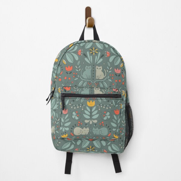 Swedish Folk Cats Backpack