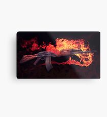 CSGO Pistolenserie | AK-47 FEUER Metalldruck