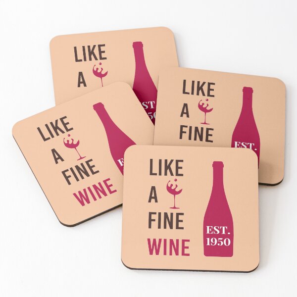 Item preview, Like a fine wine est. 1950 designed and sold by yusufdehbi.