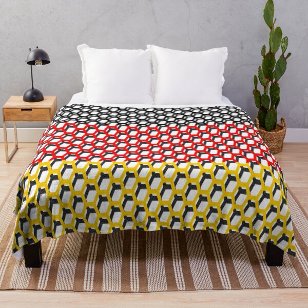 Item preview, Germany Flag Grid Geometric Pattern designed and sold by Carl's Clothing.