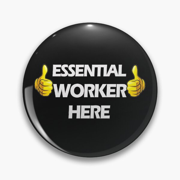 Item preview, Essential worker here T-Shirt designed and sold by bestdesigns2020.