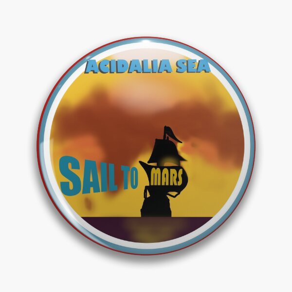 Item preview, Sail to the Red Planet, Planet Mars. designed and sold by Geomoon.