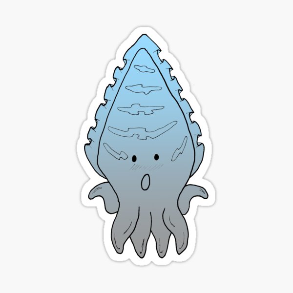 Cuddles the Cuttlefish Autosexual Pride Sticker
