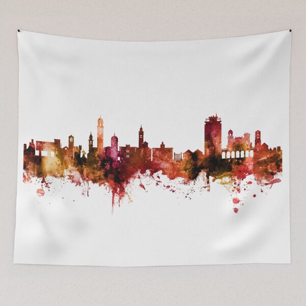 Item preview, Lugano Switzerland Skyline designed and sold by ArtPrints.