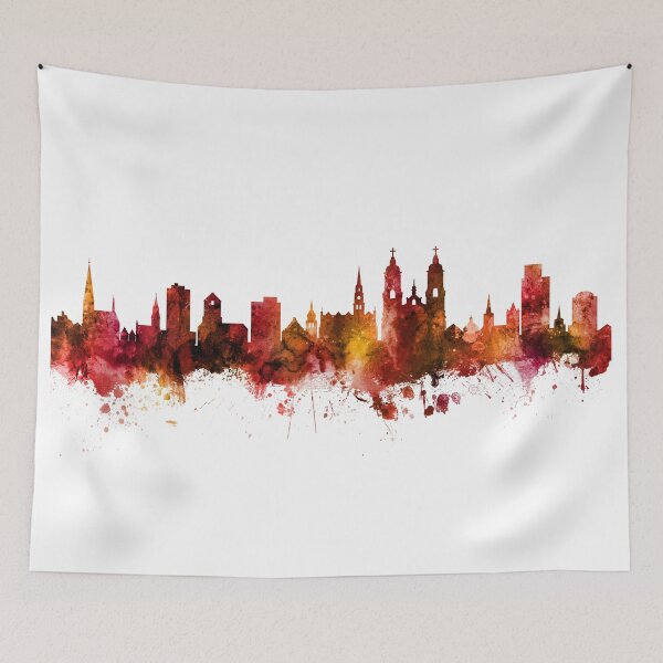 Item preview, St Gallen Switzerland Skyline designed and sold by ArtPrints.
