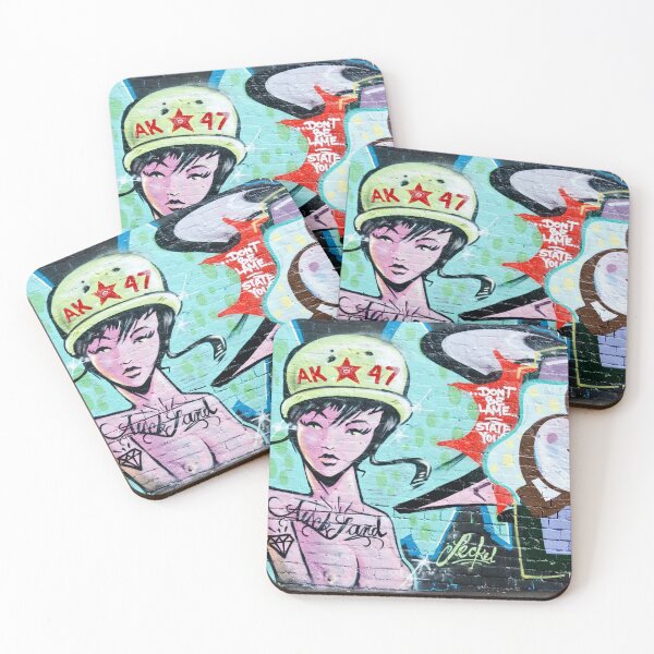Item preview, Abstract Graffiti with a young girl  designed and sold by yurix.