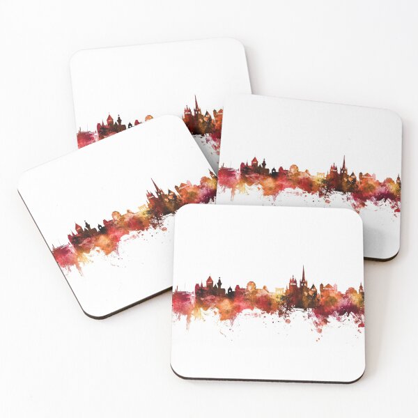 Item preview, Lausanne Switzerland Skyline designed and sold by ArtPrints.