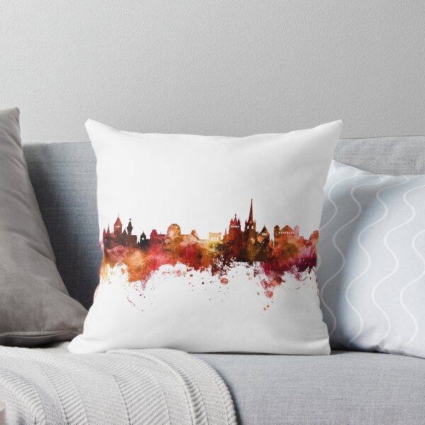 Item preview, Lausanne Switzerland Skyline designed and sold by ArtPrints.