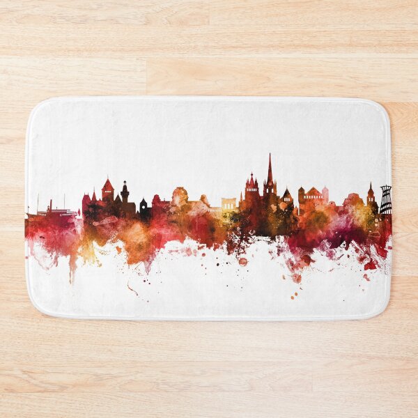Item preview, Lausanne Switzerland Skyline designed and sold by ArtPrints.