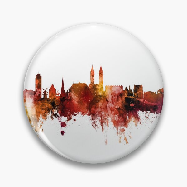 Item preview, Bremen Germany Skyline designed and sold by ArtPrints.