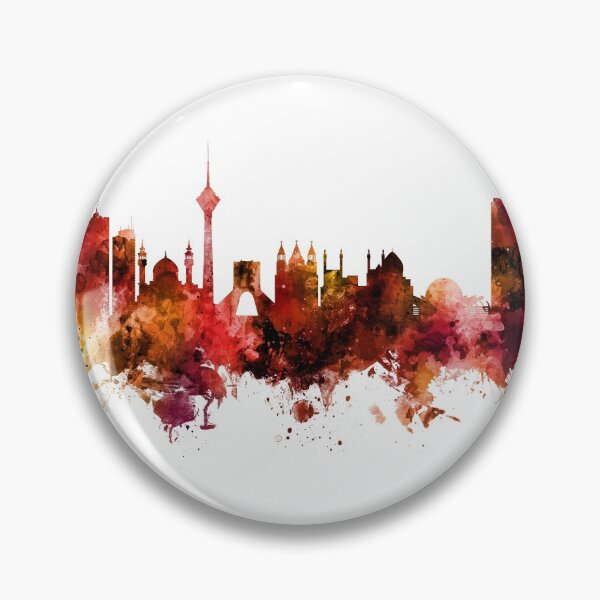 Item preview, Tehran Iran Skyline designed and sold by ArtPrints.