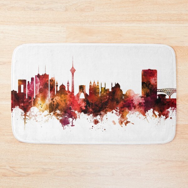 Item preview, Tehran Iran Skyline designed and sold by ArtPrints.