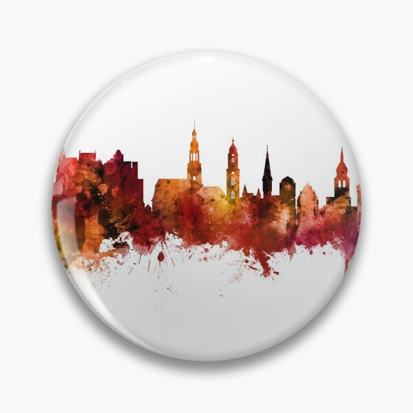 Item preview, Heidelberg Germany Skyline designed and sold by ArtPrints.
