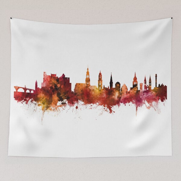 Item preview, Heidelberg Germany Skyline designed and sold by ArtPrints.
