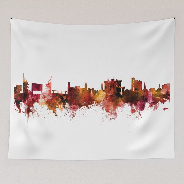 Artikelvorschau, Fayetteville Arkansas Skyline entworfen und verkauft von ArtPrints.
