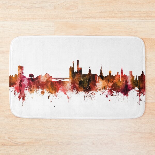 Artikelvorschau, Iowa City Iowa Skyline entworfen und verkauft von ArtPrints.
