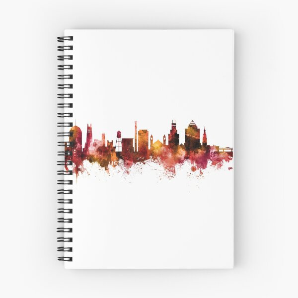 Item preview, Durham North Carolina Skyline designed and sold by ArtPrints.