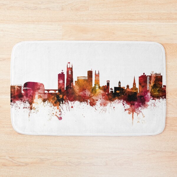 Item preview, Derby England Skyline designed and sold by ArtPrints.