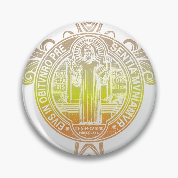 Item preview, Saint Benedict Gift Design Christian Gift Idea graphic designed and sold by Lisbob.