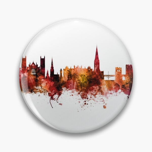 Item preview, Exeter England Skyline designed and sold by ArtPrints.