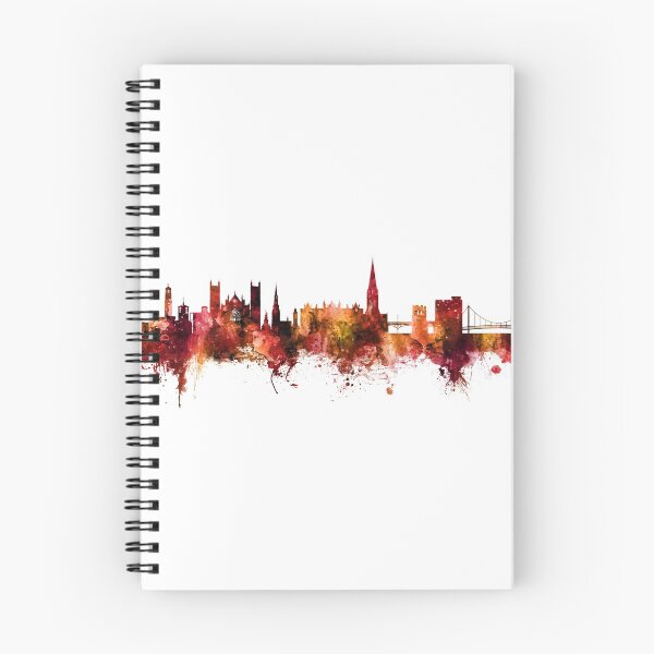 Item preview, Exeter England Skyline designed and sold by ArtPrints.