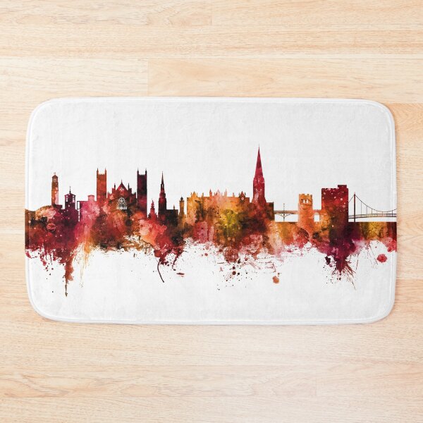 Item preview, Exeter England Skyline designed and sold by ArtPrints.