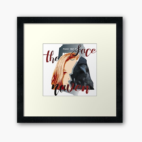 Face the Raven Framed Art Print