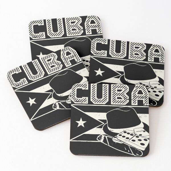 Item preview, Cuba Cigars Fedoras and Dominos Gift Design Idea print product designed and sold by Lisbob.
