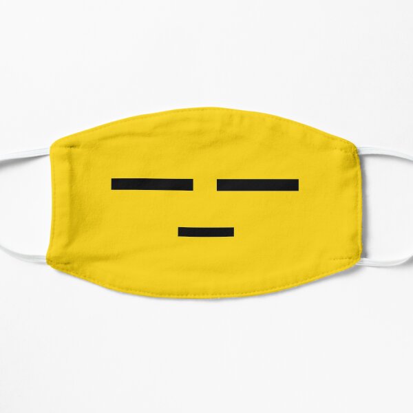 Undertale Face Masks Redbubble - undertale frisk chara s soul heart yellow roblox