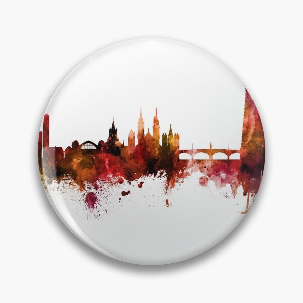 Item preview, Basel Switzerland Skyline designed and sold by ArtPrints.