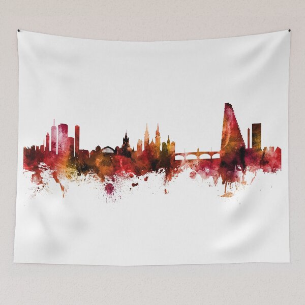 Item preview, Basel Switzerland Skyline designed and sold by ArtPrints.