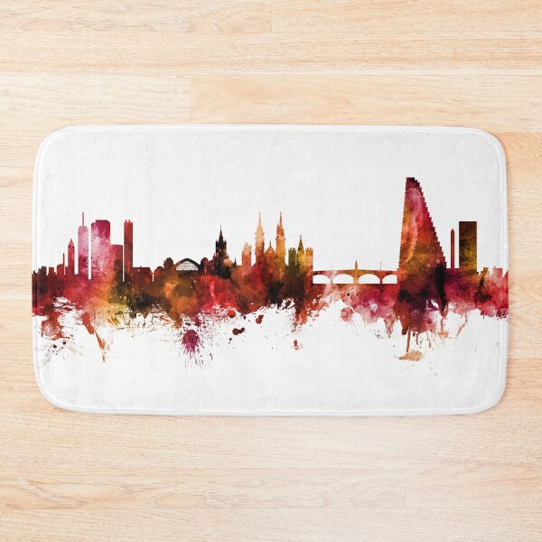 Item preview, Basel Switzerland Skyline designed and sold by ArtPrints.