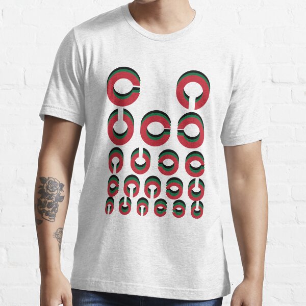 "Shadowed Japanese Eye Chart" Tshirt for Sale by ryanleedesign