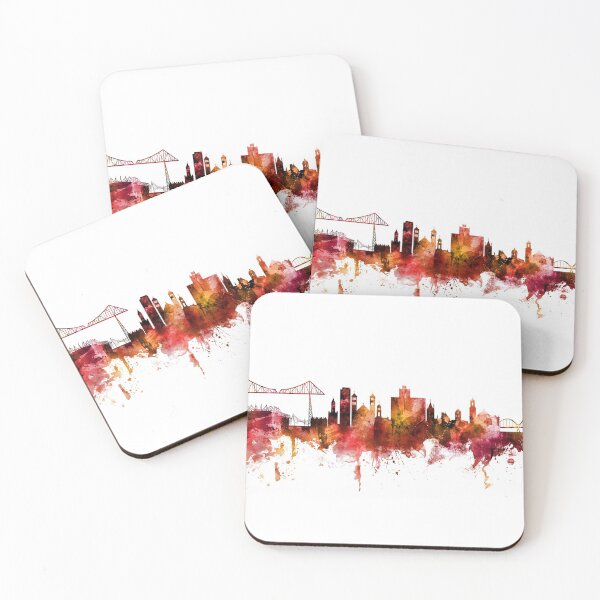 Item preview, Middlesbrough England Skyline designed and sold by ArtPrints.