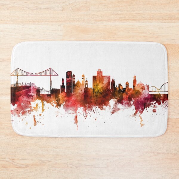 Item preview, Middlesbrough England Skyline designed and sold by ArtPrints.