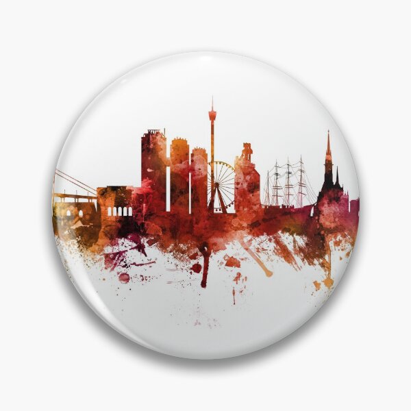 Item preview, Gothenburg Sweden Skyline designed and sold by ArtPrints.