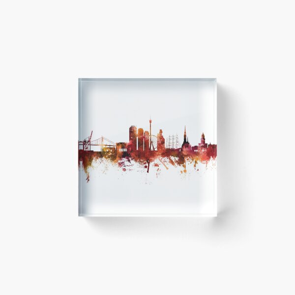 Item preview, Gothenburg Sweden Skyline designed and sold by ArtPrints.
