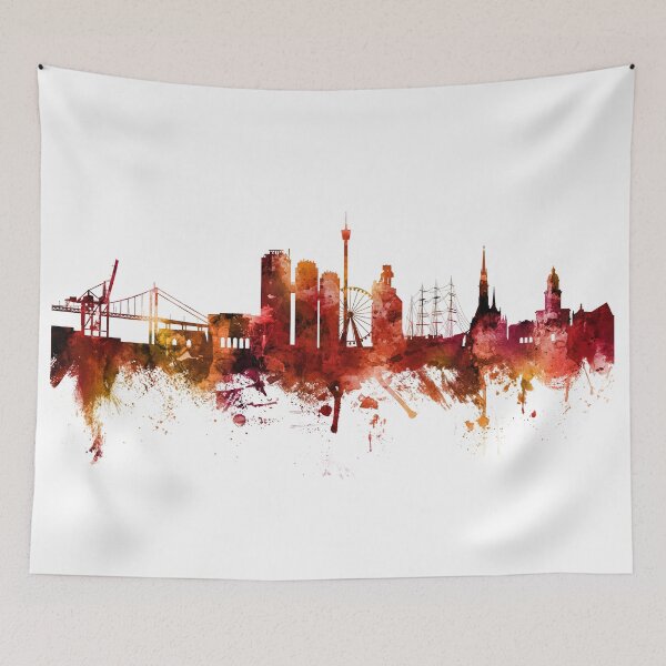 Item preview, Gothenburg Sweden Skyline designed and sold by ArtPrints.