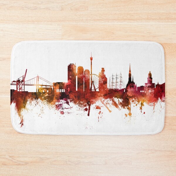 Item preview, Gothenburg Sweden Skyline designed and sold by ArtPrints.