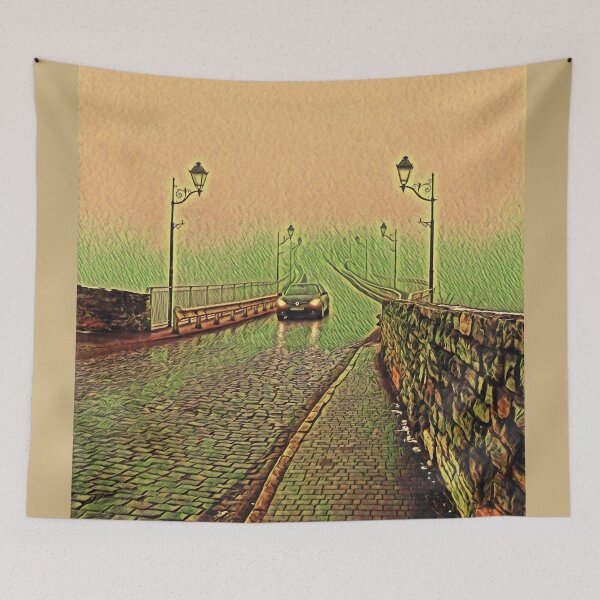 Item preview, Misty bridge leading to nowhere designed and sold by helenkaiy.