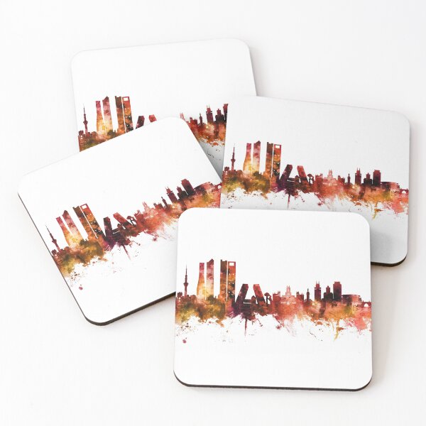 Item preview, Madrid Spain Skyline designed and sold by ArtPrints.