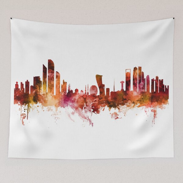 Item preview, Abu Dhabi Skyline designed and sold by ArtPrints.