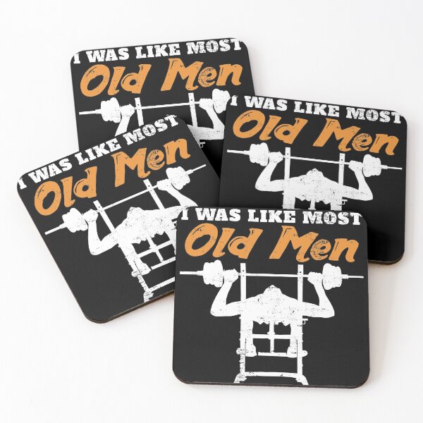 Item preview, Old Man Weight Lifting design For Old Strong People graphic designed and sold by Lisbob.