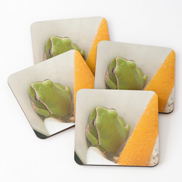 Item preview, A Frog in its Lily (Litoria phyllochroa) designed and sold by AlienMind.