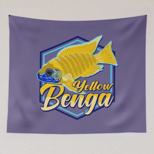 Item preview, Yellow Benga Peacock Cichlid Lake Malawi Aulonocara Aquarium Fish Kaiserbuntbarsch designed and sold by TheAplus.
