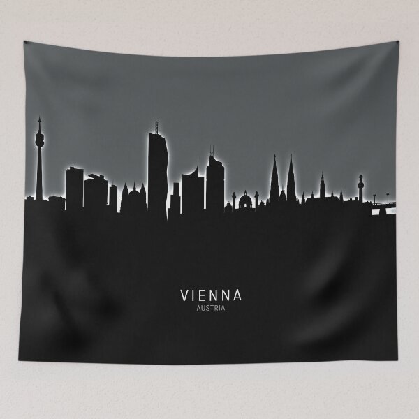 Item preview, Vienna Austria Skyline designed and sold by ArtPrints.