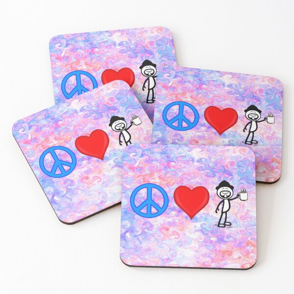 Item preview, Peace, Love & Coffee designed and sold by GDGCreations.