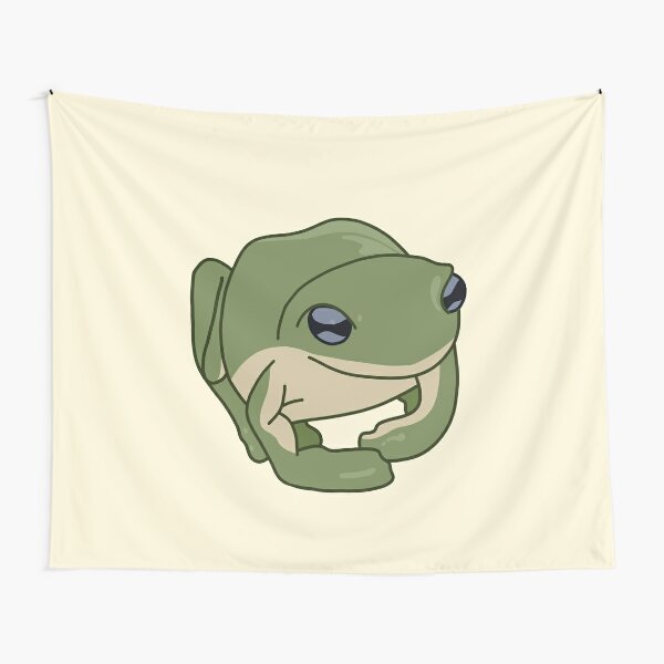 Frog With A White Straw Hat Funny Cowboy Frog  Tapestry for Sale by  Outlander-tees