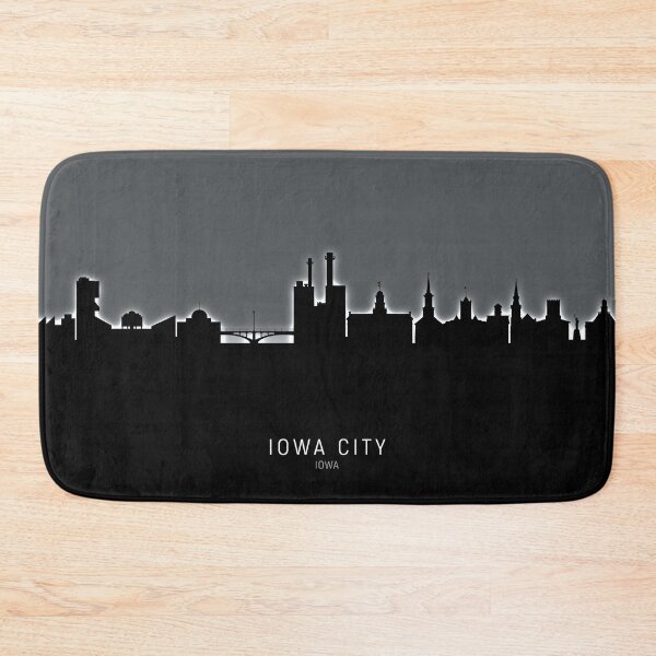 Artikelvorschau, Iowa City Iowa Skyline entworfen und verkauft von ArtPrints.