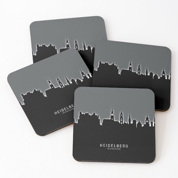 Item preview, Heidelberg Germany Skyline designed and sold by ArtPrints.